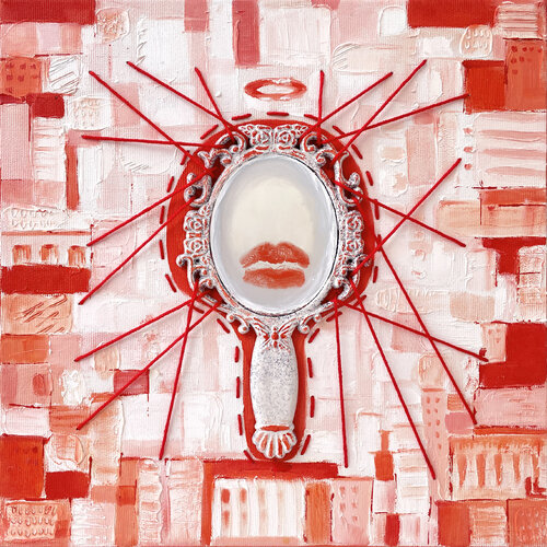 The Mirror of Expectations de Leah Larisa Bunshaft, Pintura a la venta en Singulart
