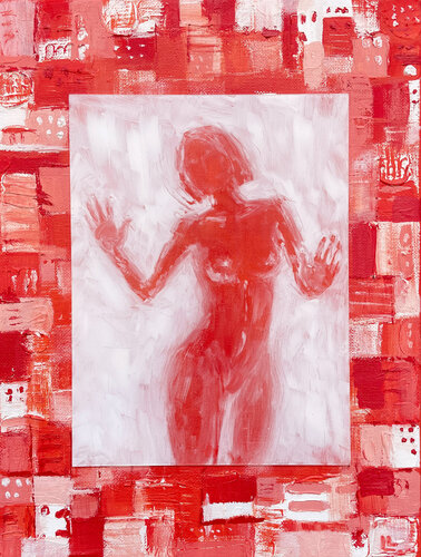 Behind the Glass 2.1 par Leah Larisa Bunshaft, Peinture en vente sur Singulart