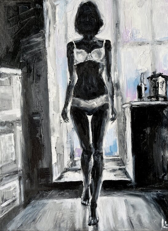 Woman near the window Leah Larisa Bunshaft