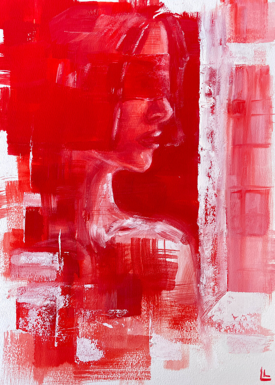 Quiet States - 4 Leah Larisa Bunshaft Original painting for sale