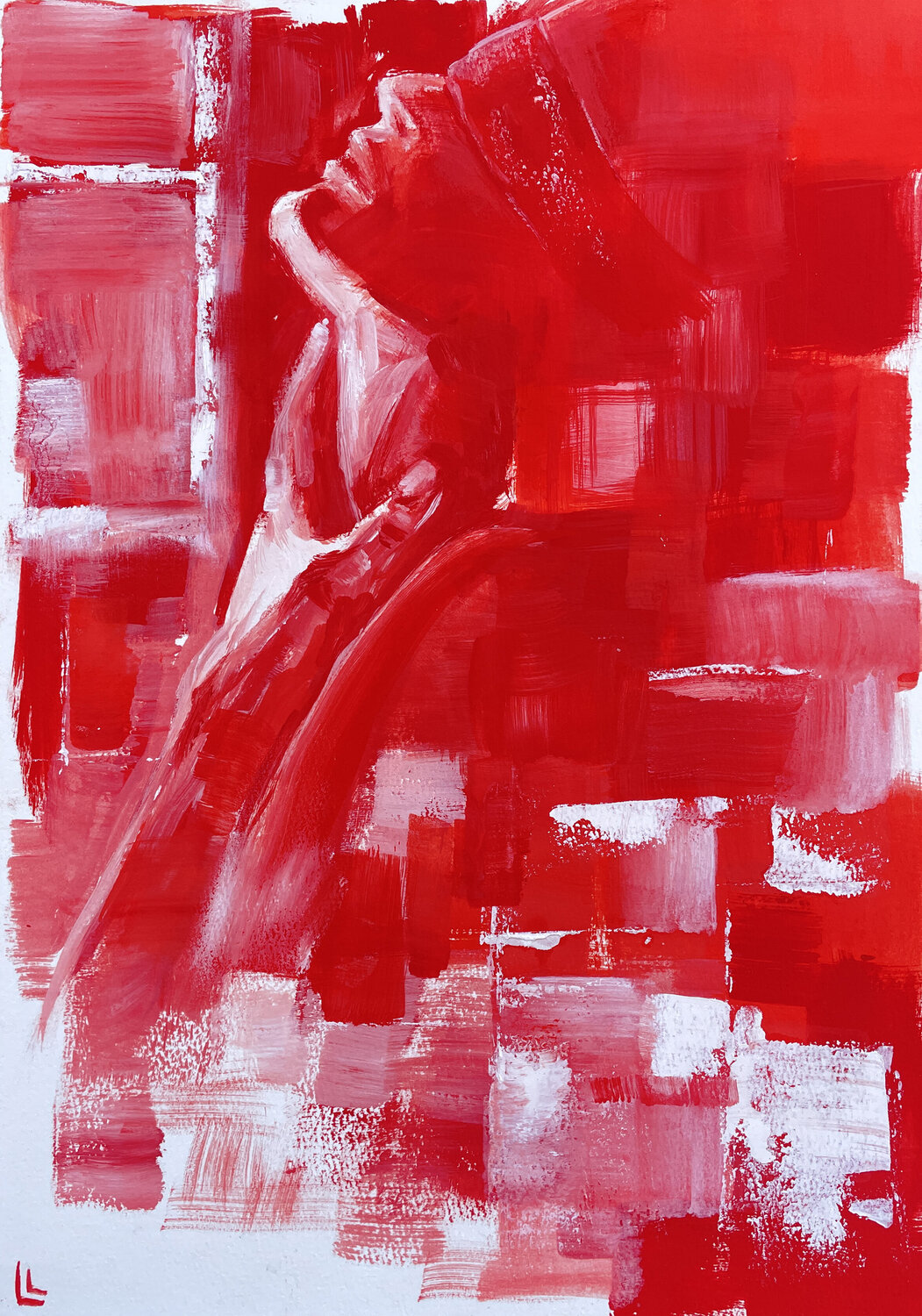 Quiet States - 5 Leah Larisa Bunshaft Peinture originale à vendre