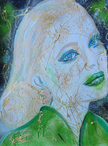 Forever Grace of Monaco di Ursula Gnech, Pittura in vendita su Singulart