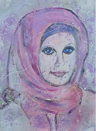 Beauty in pink by Ursula Gnech, Work on Paper for Sale on Singulart