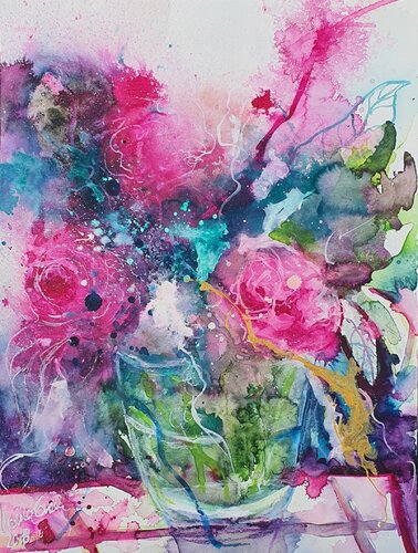 Espacially for you von Ursula Gnech, Malerei kaufen auf Singulart