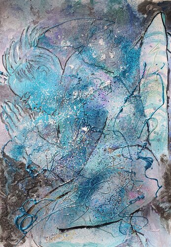 Elon Musk und SpaceX van Ursula Gnech, Schilderij te koop op Singulart