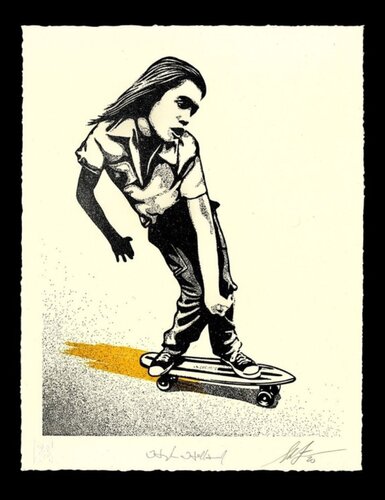 Styles Change - Style Endures _ yellow by Shepard Fairey, Print for Sale on Singulart
