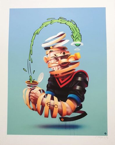 Popeye the Sailor Man de Super A, Impresión a la venta en Singulart