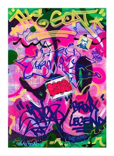NYC Subway Map VII - The GOAT by Cope 2, 인쇄 for Sale on Singulart
