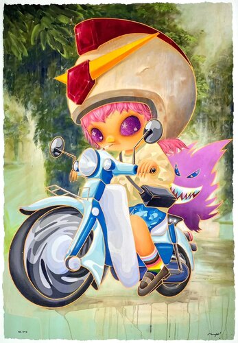 Motorbike Vibes von Laksamana Ryo, Druck kaufen auf Singulart