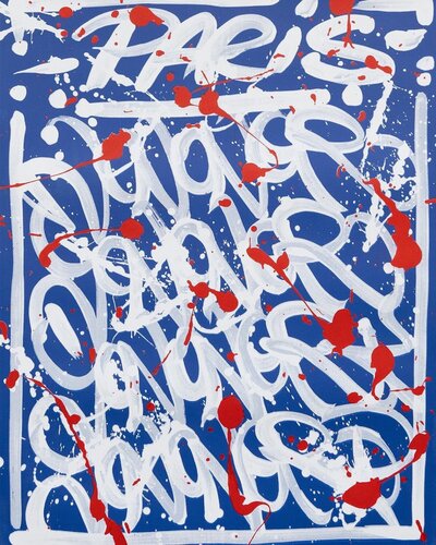 Kid's world Paris van JonOne, Werk op papier te koop op Singulart