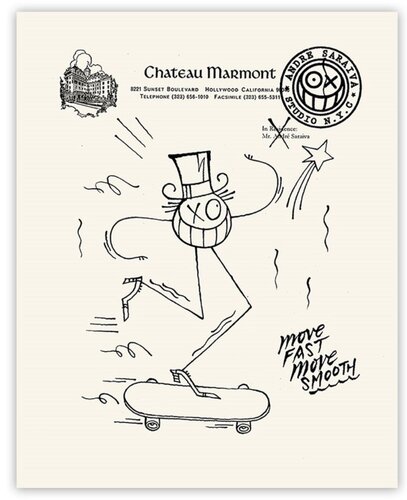 Château André _ Move fast - Move Smooth (black & white) by André Saraiva, Print for Sale on Singulart