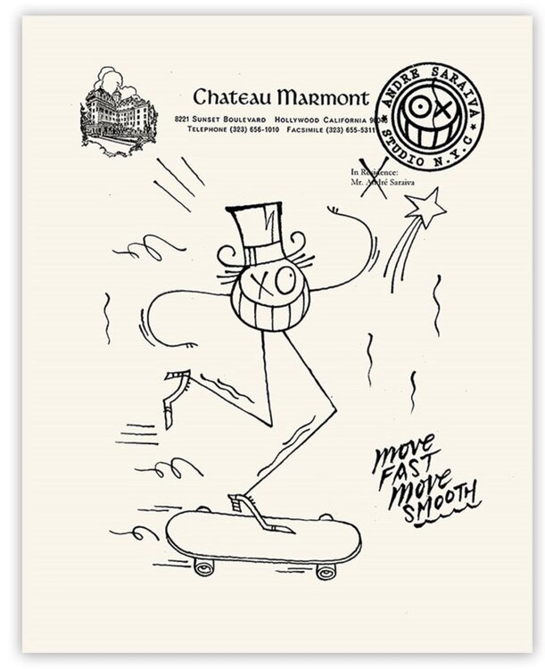 Château André _ Move fast - Move Smooth (black & white) André Saraiva