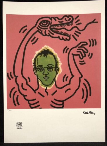 Autoportrait di Keith Haring, Stampa in vendita su Singulart