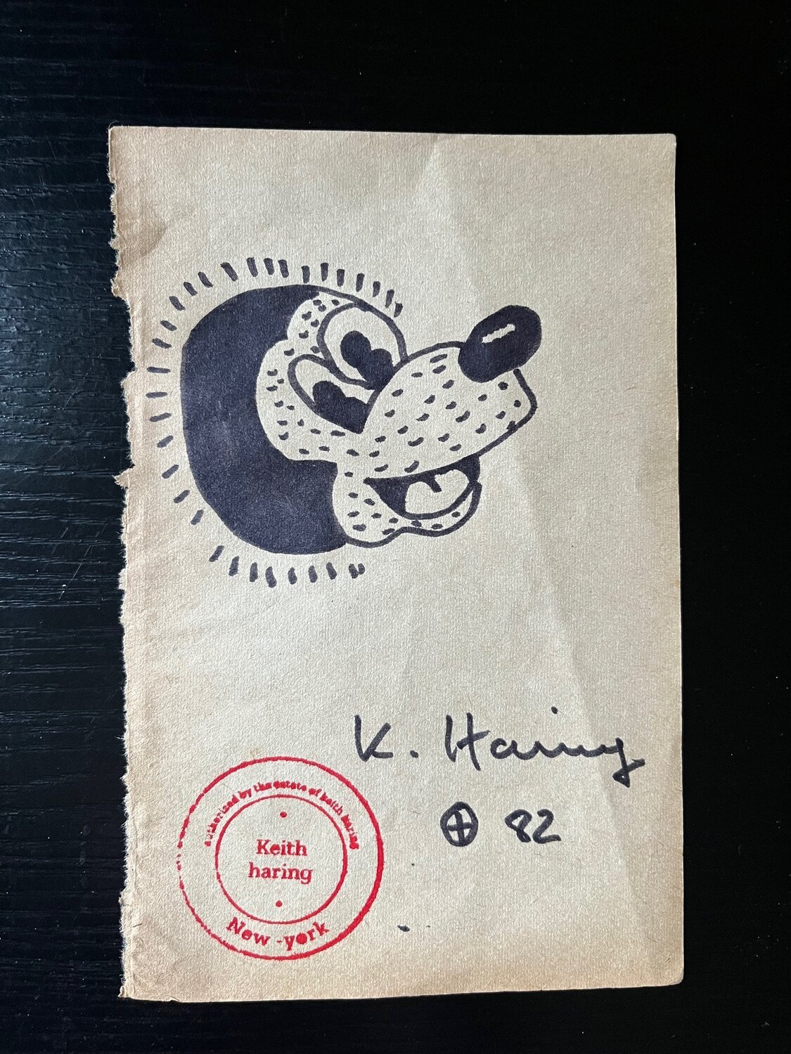 Dingo Keith Haring Drawing for sale