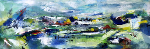 Der Not begegnen di Hans Müller-Gutscher, Pittura in vendita su Singulart