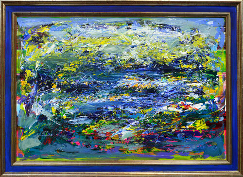 Fast eine Landschaft par Hans Müller-Gutscher, Peinture en vente sur Singulart