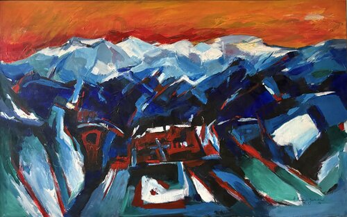 Kampf und Sieg-Erhörung di Hans Müller-Gutscher, Pittura in vendita su Singulart