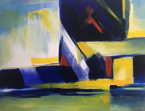 Gott steht zu dir von Hans Müller-Gutscher, Malerei kaufen auf Singulart