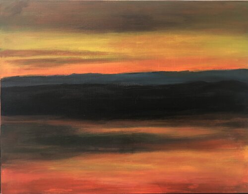 Freudige Hoffnung van Hans Müller-Gutscher, Schilderij te koop op Singulart