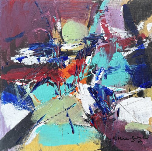 Mitten van Hans Müller-Gutscher, Schilderij te koop op Singulart