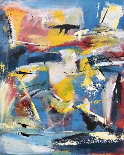 Danke für Hilfe par Hans Müller-Gutscher, Peinture en vente sur Singulart