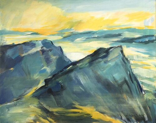 Hoher Fels by Hans Müller-Gutscher, 회화 for Sale on Singulart