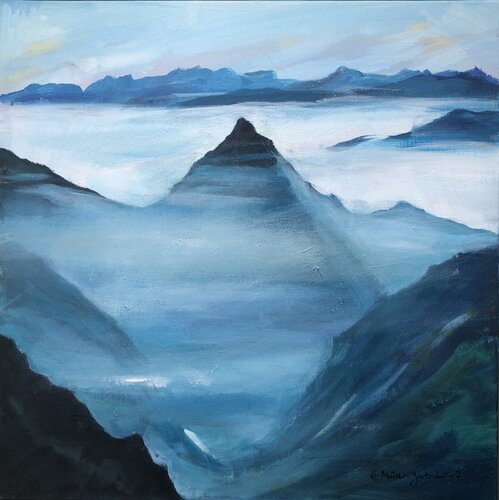 Mein Fels par Hans Müller-Gutscher, Peinture en vente sur Singulart