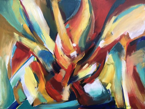 Freudenlicht 1 van Hans Müller-Gutscher, Schilderij te koop op Singulart