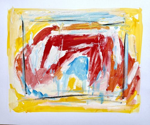 Gesund di Hans Müller-Gutscher, Pittura in vendita su Singulart