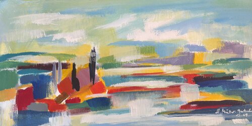 Hoffnung di Hans Müller-Gutscher, Pittura in vendita su Singulart