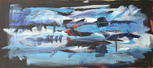 ES TAGET di Hans Müller-Gutscher, Pittura in vendita su Singulart