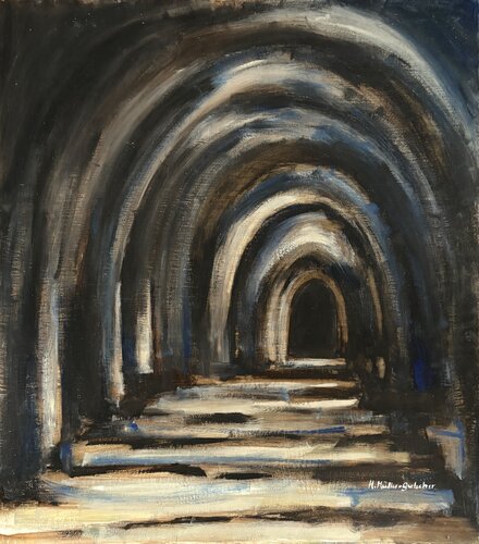 Durchgang-wohin geht es? par Hans Müller-Gutscher, Peinture en vente sur Singulart