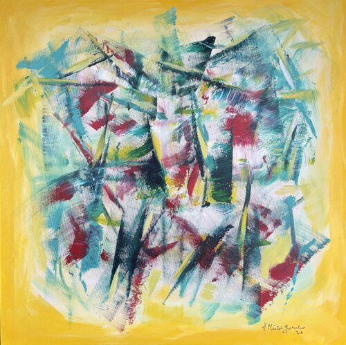 Alles kann,wer glaubt. par Hans Müller-Gutscher, Peinture en vente sur Singulart