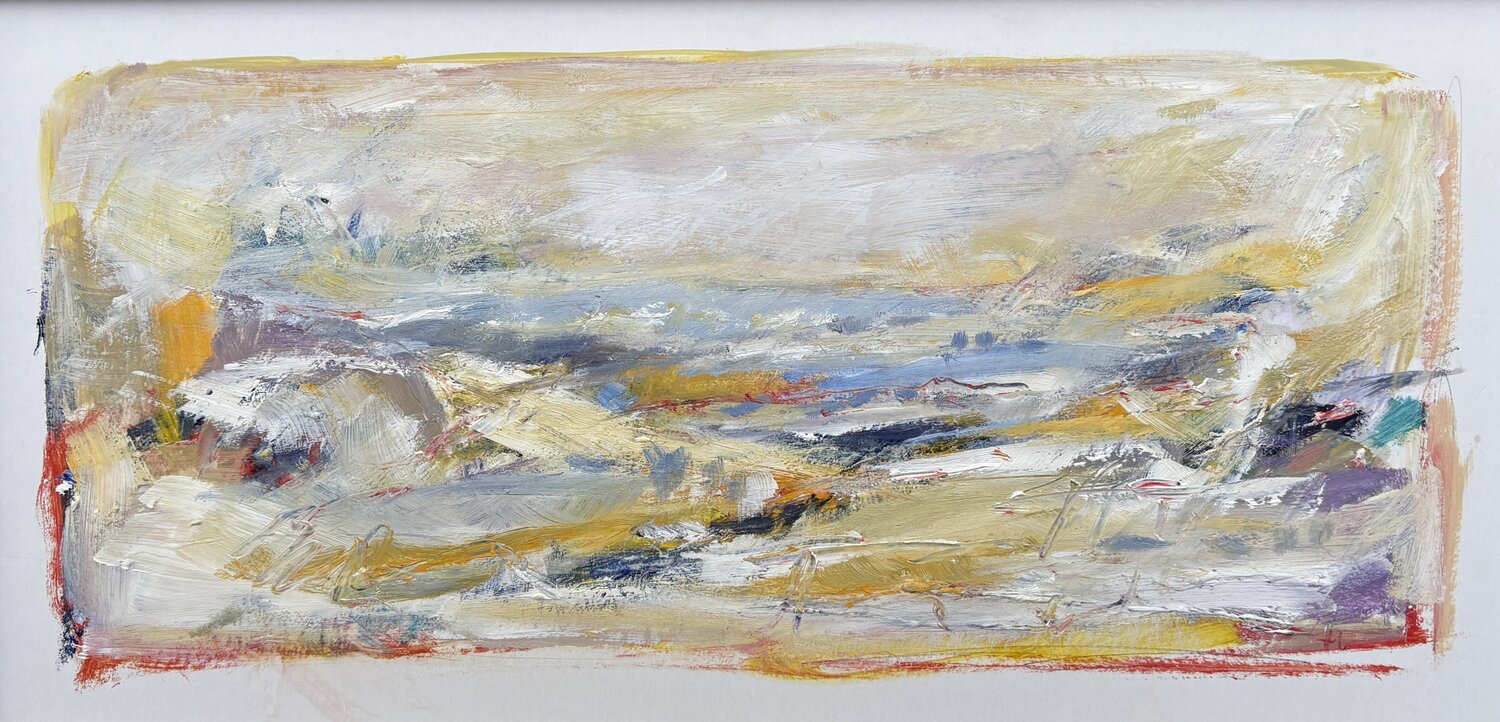 Landschaft-jubelnd(Öl-Chiffon) Hans Müller-Gutscher Originalgemälde zu verkaufen