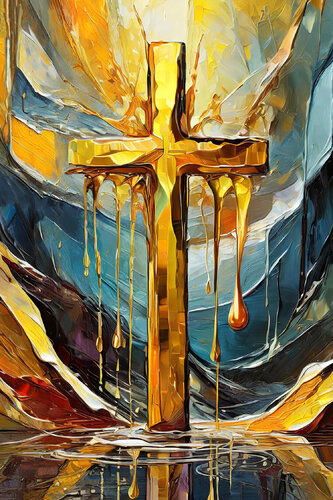 ORO, A VOLTE UNA CROCE  (AI_311) van Eugenio Tocchet, Digitaal te koop op Singulart