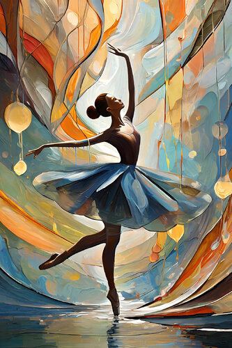 BALLERINA (AI_319) par Eugenio Tocchet, Digital en vente sur Singulart