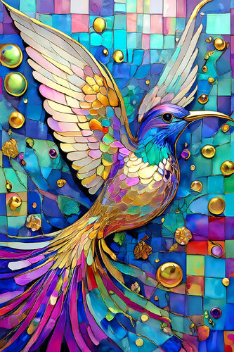 MOSAIC HARMONY ET_956 di Eugenio Tocchet, Digitale in vendita su Singulart