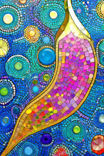 MOSAIC HARMONY ET_972 di Eugenio Tocchet, Digitale in vendita su Singulart