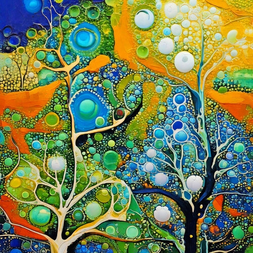 NATURE'S VIBRANT FORCES ET_1191 di Eugenio Tocchet, Digitale in vendita su Singulart