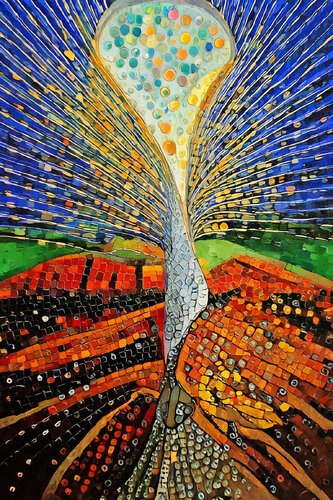 NATURE'S VIBRANT FORCES ET_1198 di Eugenio Tocchet, Digitale in vendita su Singulart