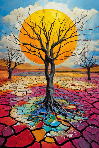 Desertificazione ET_1411 di Eugenio Tocchet, Digitale in vendita su Singulart