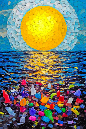 Mare di plastica ET_1412 di Eugenio Tocchet, Digitale in vendita su Singulart