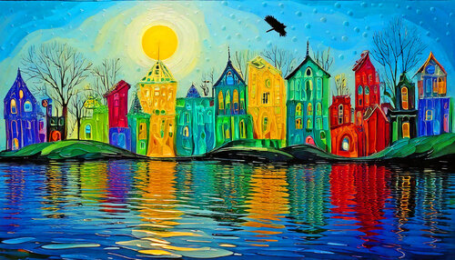 URBAN MIRAGES (ET_1647) van Eugenio Tocchet, Digitaal te koop op Singulart