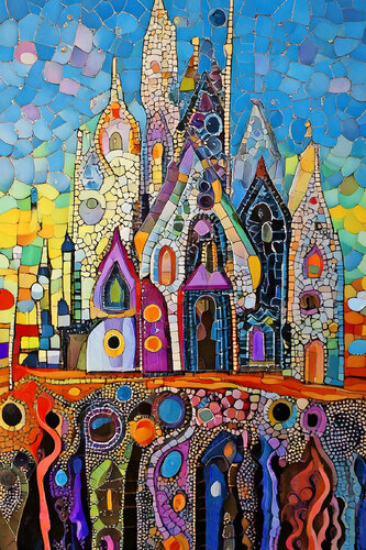 URBAN MIRAGES (ET_1373) di Eugenio Tocchet, Digitale in vendita su Singulart