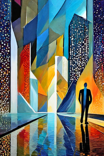 URBAN MIRAGES (UM_12) di Eugenio Tocchet, Digitale in vendita su Singulart