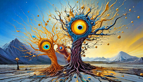 Guardiani del deserto ET_2138 van Eugenio Tocchet, Digitaal te koop op Singulart