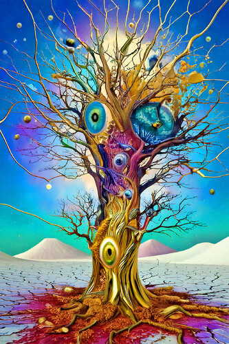 Guardiani del deserto ET_2119 by Eugenio Tocchet, Digital for Sale on Singulart