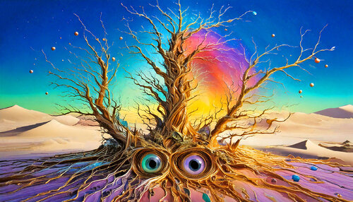 Guardiani del deserto ET_2137 by Eugenio Tocchet, Digital for Sale on Singulart