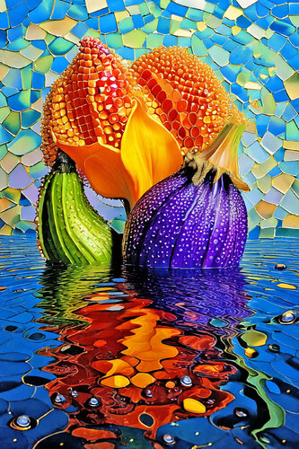 Flora Design ET_1686 de Eugenio Tocchet, Digital a la venta en Singulart