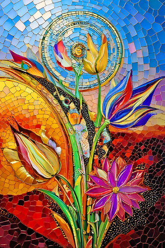Flora Design ET_2104 de Eugenio Tocchet, Digital a la venta en Singulart